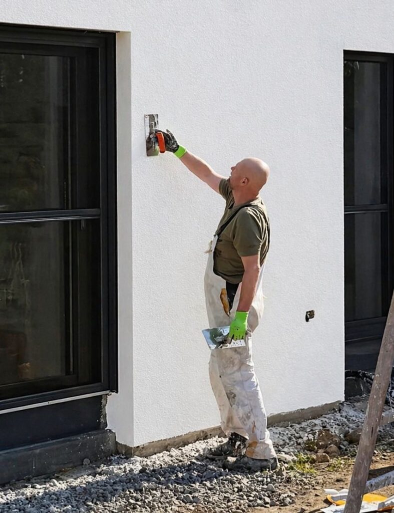 Fassadenanstrich für Haus in Linz
